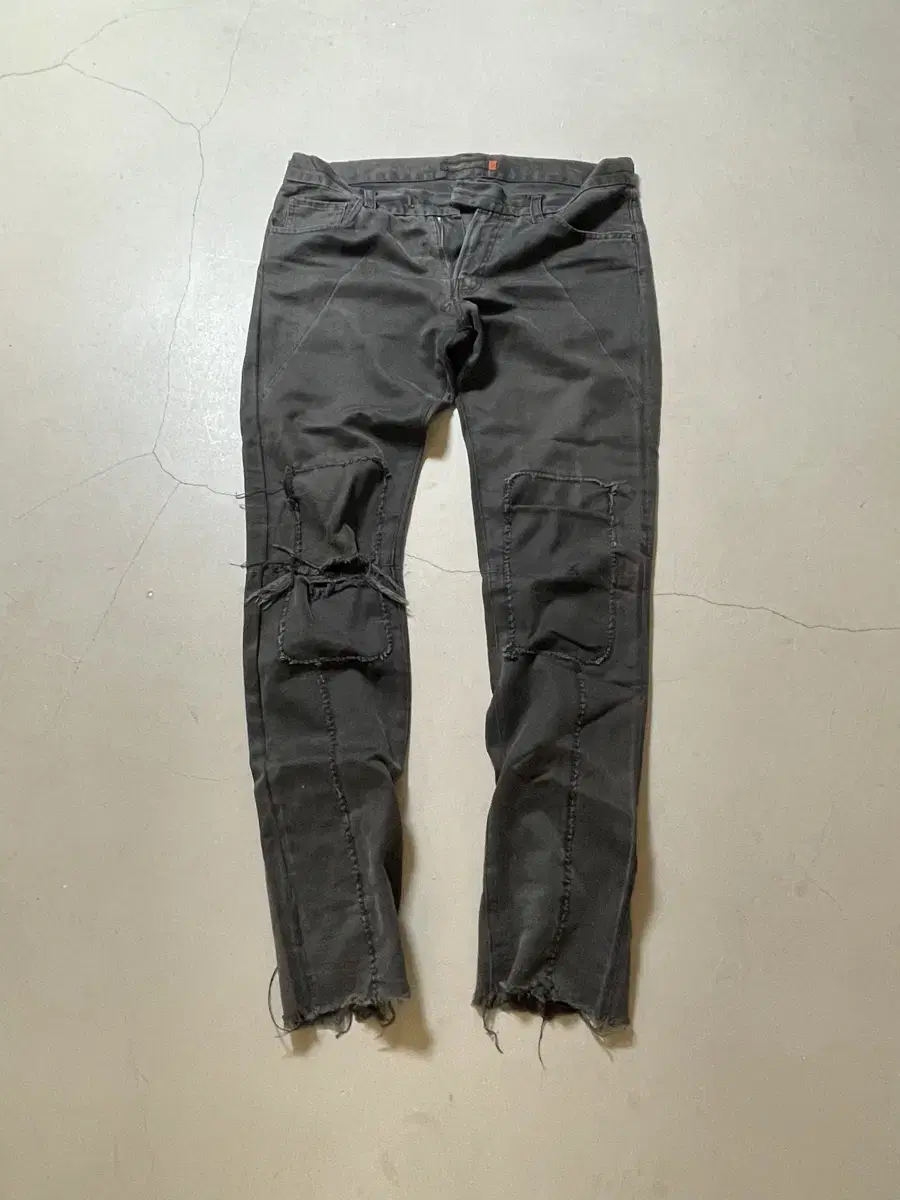 UNDERCOVER 06AW GURU wash wrecked pant